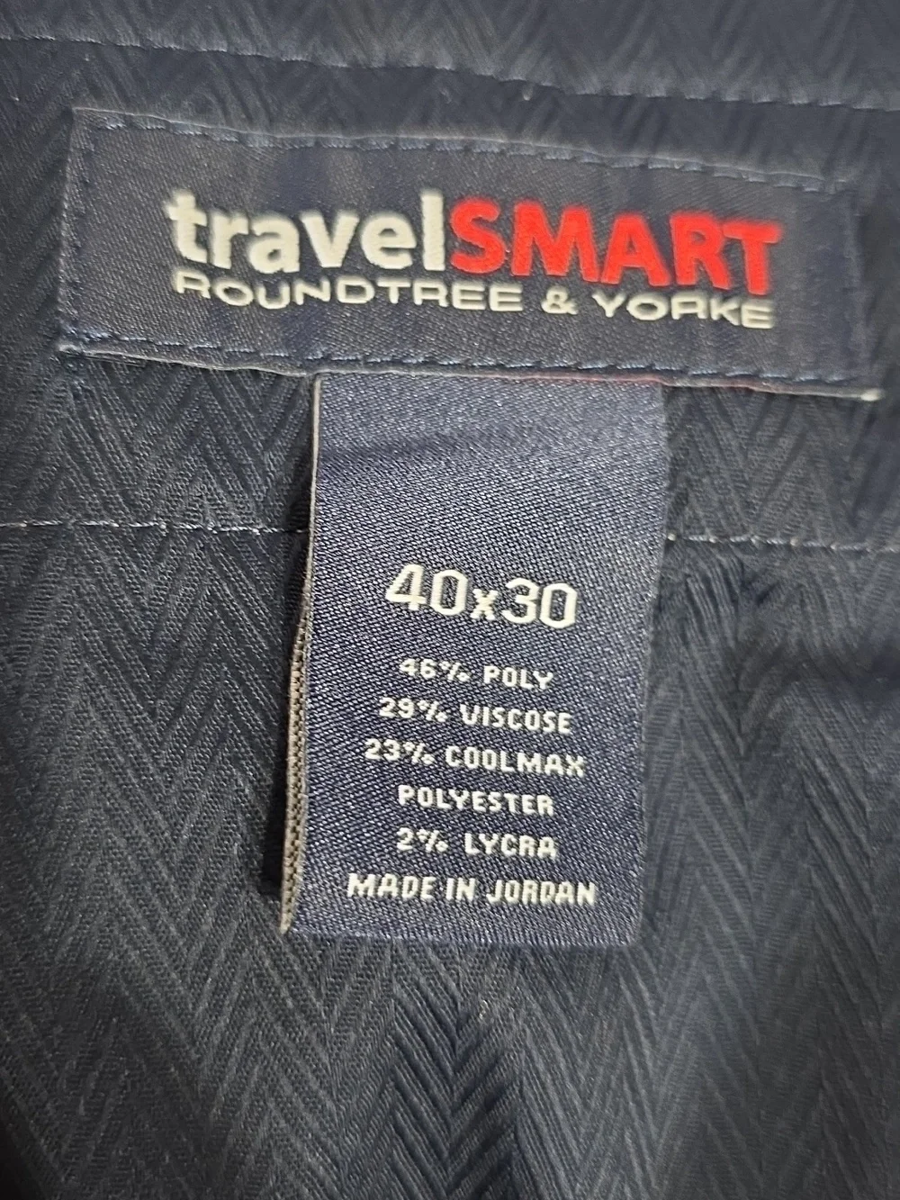 NWT Travel Smart Men's Pleated Pants Tan Cool Max Cuff Hem Stretch Comfort 40x30